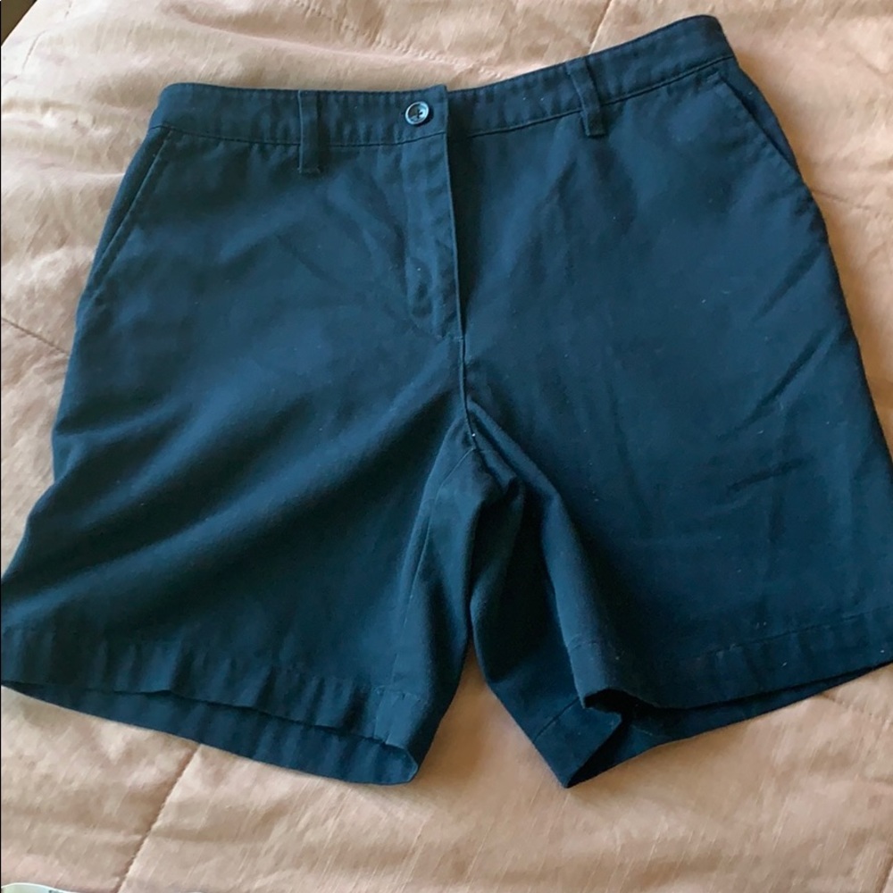 Navy Blue Khaki Shorts